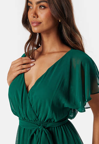 Flutter Chiffon Maxi Dress