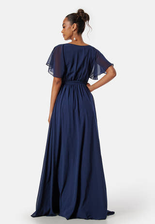 Flutter Chiffon Maxi Dress