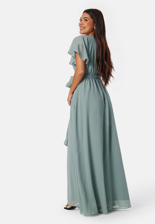 Flutter Chiffon Maxi Dress