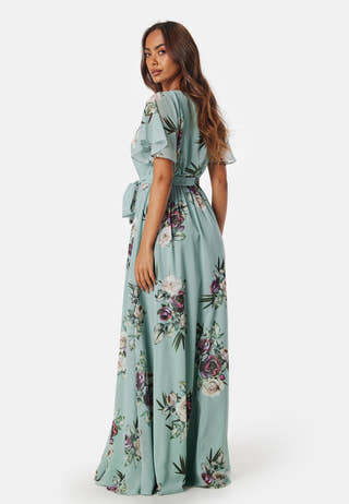 Flutter Floral Maxi Dress