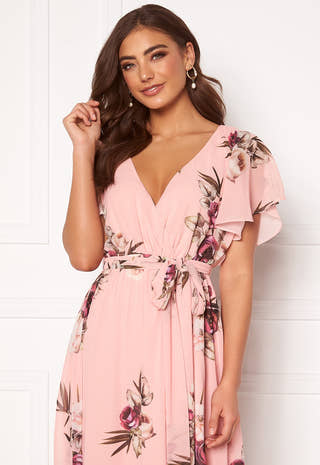 Flutter Floral Midi Dress