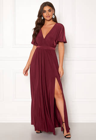 Flutter Sleeve Maxi Dress