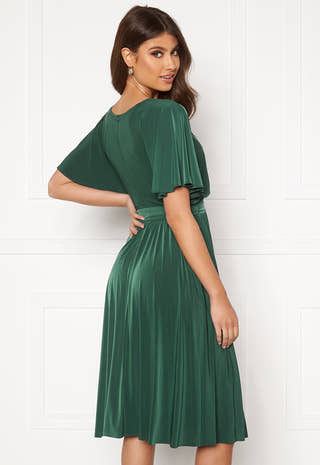 Flutter Sleeve Midi Dress
