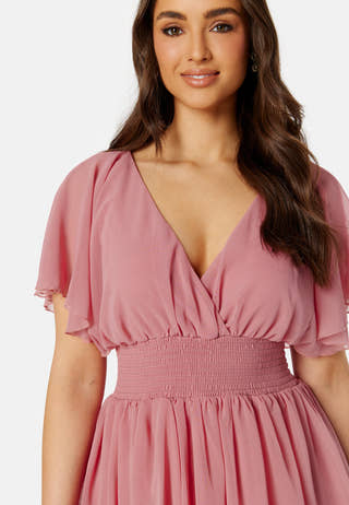 Flutter Tiered Midi Dress