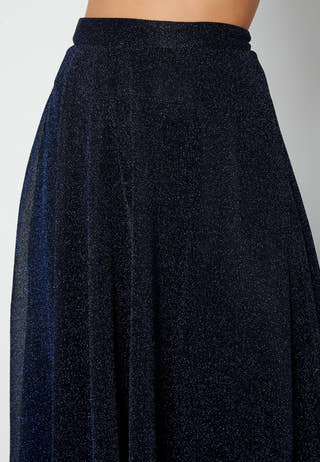 Glitter Midi Skirt