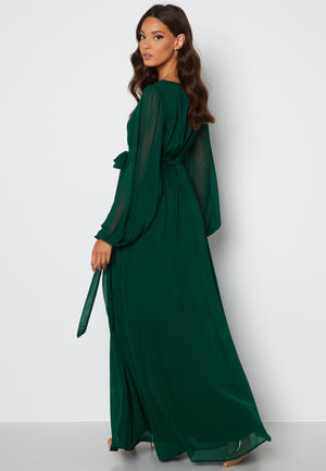 Long Sleeve Chiffon Dress