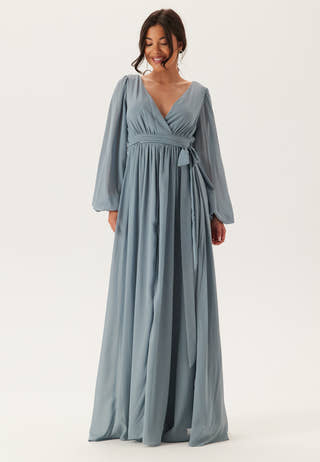 Long Sleeve Chiffon Dress