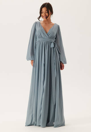 Long Sleeve Chiffon Dress