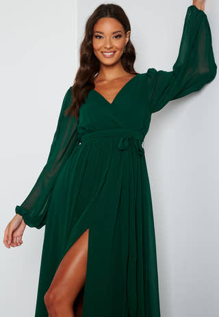 Long Sleeve Chiffon Dress