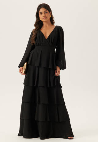 Long Sleeve Tiered Maxi Dress