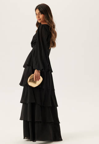Long Sleeve Tiered Maxi Dress