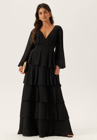 Long Sleeve Tiered Maxi Dress