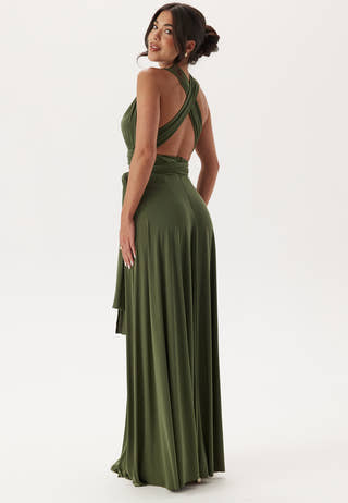 Multi Tie Maxi Dress Split