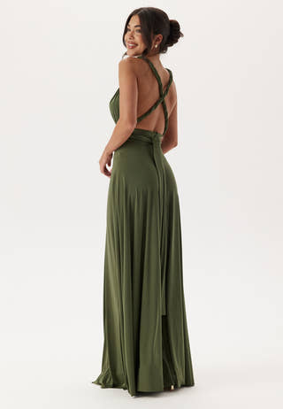 Multi Tie Maxi Dress Split