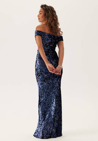 Sequin Velvet Sweetheart Maxi Dress