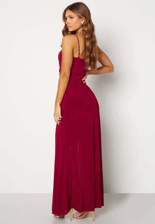 Wrap Front Maxi Dress
