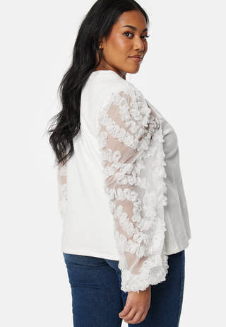 Mesh Sleeve Top