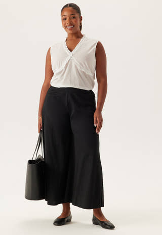 Ankle Soft Wide Leg Pants