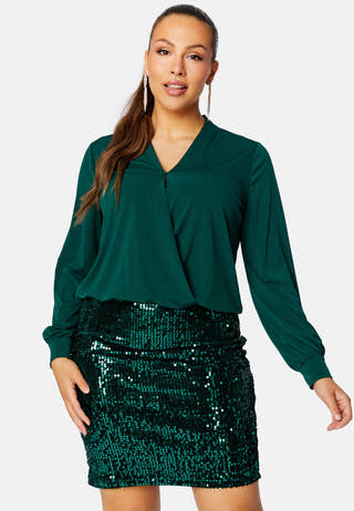Sequin Skirt Short Dress