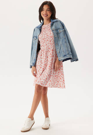 Butterfly Sleeve Short Dress