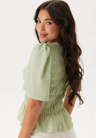 Butterfly Sleeve Smock Top