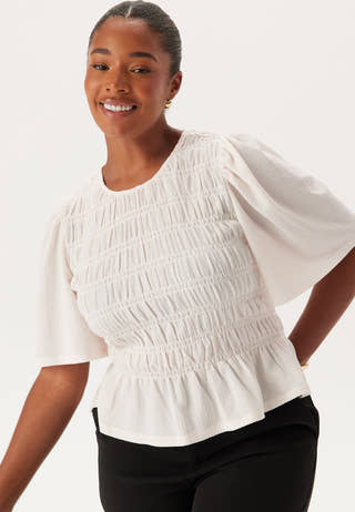 Butterfly Sleeve Smock Top