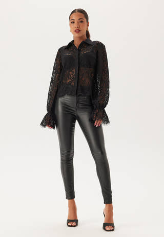 Buttoned Lace Shirt