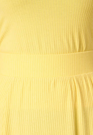 Charlie rib a-line skirt
