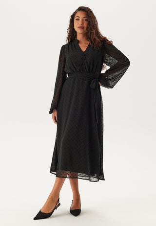 Dotted Button Dress