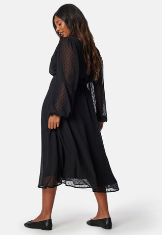 Dotted Button Dress