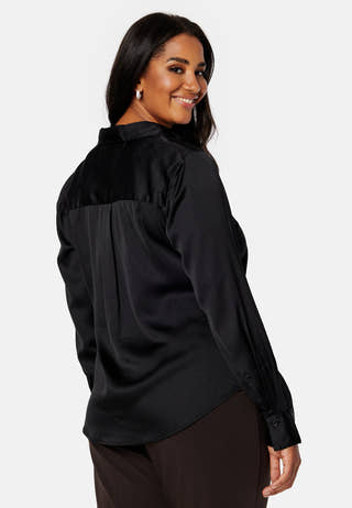 Elara satin shirt