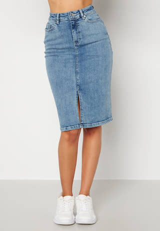 Elina midi denim skirt