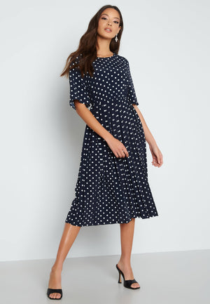 Eloise pleated dress