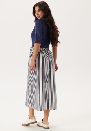 Fabric Mix Dress