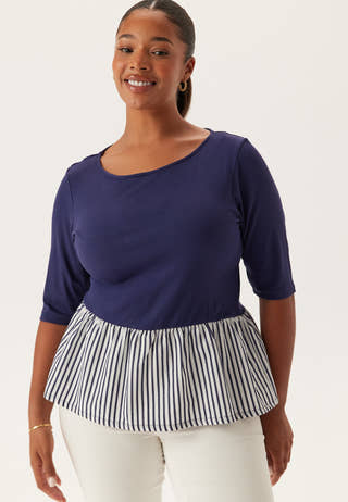 Fabric Mix Top