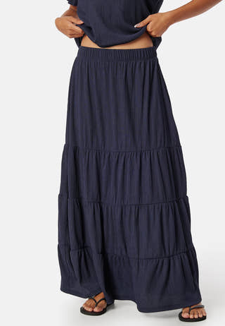 Flounce Maxi Skirt