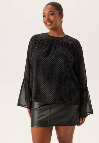 Flounce Sleeve Blouse