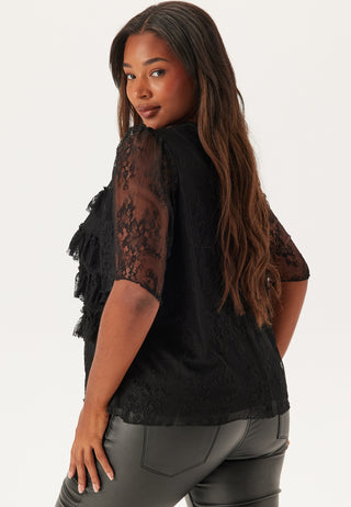 Frill Detail Wide Sleeve Blouse