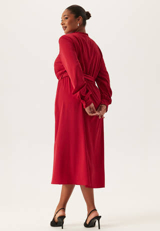 Frill Wrap Dress