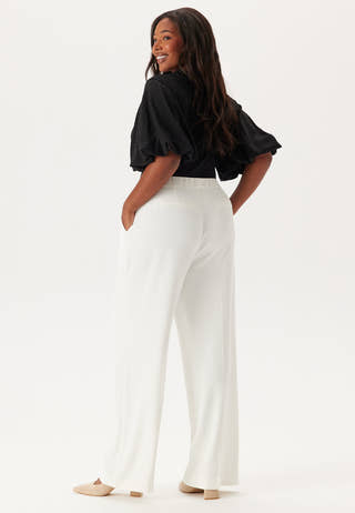 High Waist Wide Suit Pants