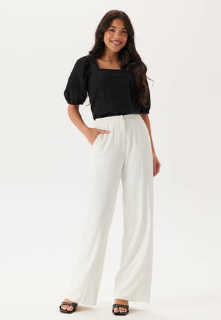 High Waist Wide Suit Pants