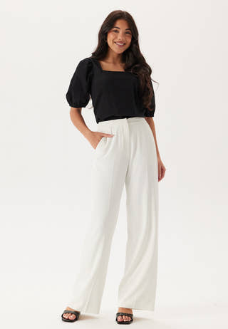 High Waist Wide Suit Pants