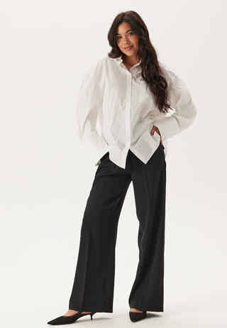 High Waist Wide Suit Pants