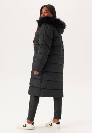 Hooded Padded Long Jacket