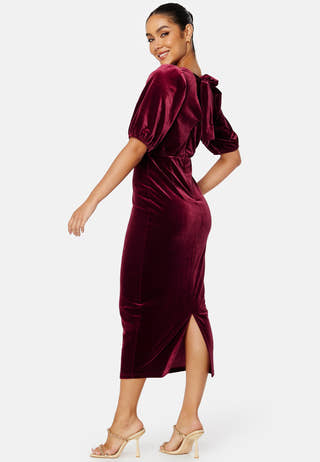 Irse Velvet Midi Dress