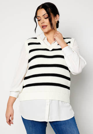 Jalessa knitted vest