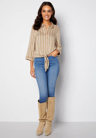 Juliette ss knot shirt