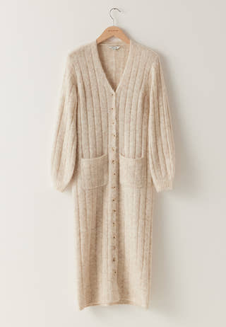 Knitted Cardigan Dress