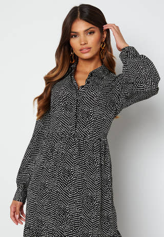 Laura puff sleeve dress