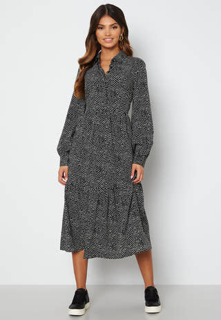 Laura puff sleeve dress